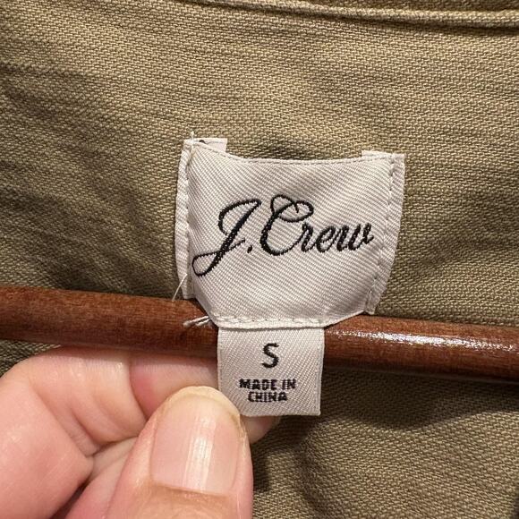 J Crew Jacket Womens Small Utility Safari AQ294 FA20 Button Pockets Workwear - Picture 2 of 14